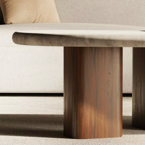 Pillar ovale salontafel