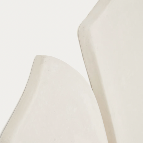 Wandpaneel Papier-maché, Set van 4 stuks