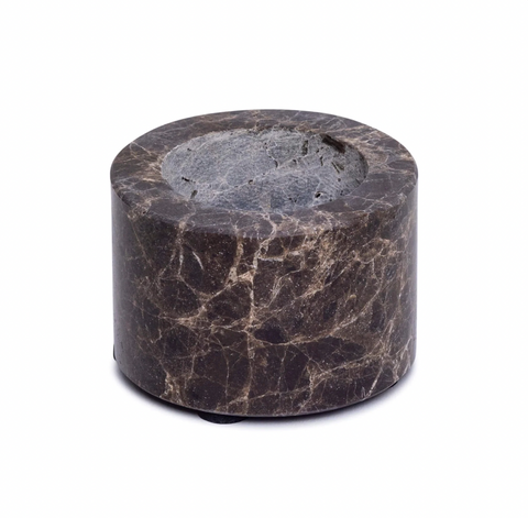 Marmer waxinelichthouder