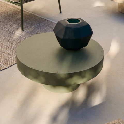 Ronde buiten salontafel