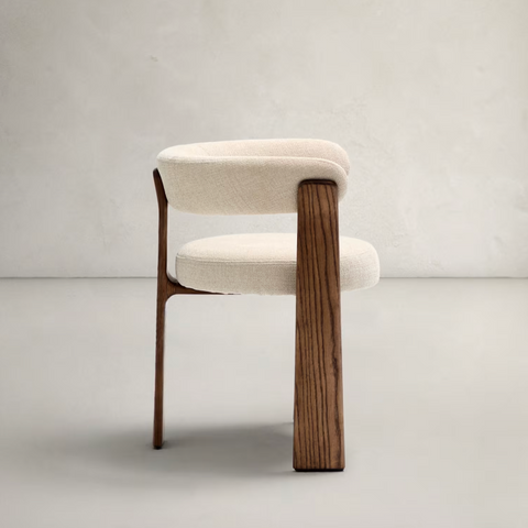 Elegantie eetstoel met 3 poten