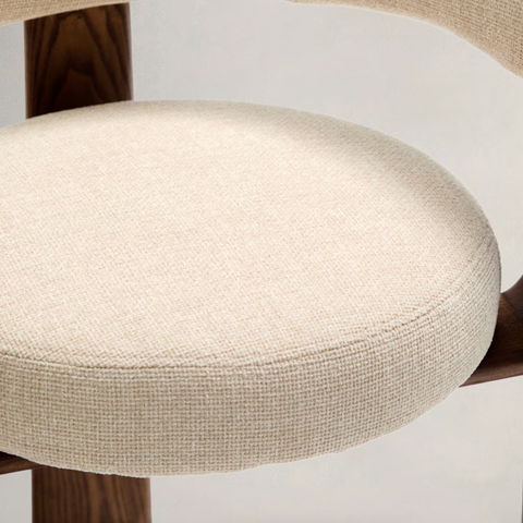 Elegantie eetstoel met 3 poten