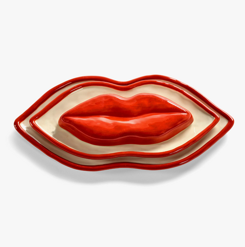 Serveerschaal set/3 Lips
