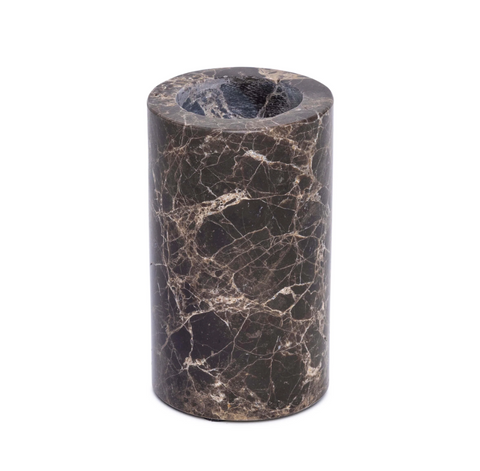 Marmer waxinelichthouder
