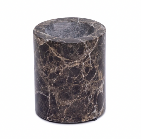 Marmer waxinelichthouder