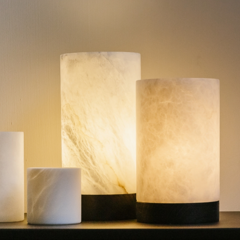 Alabaster tafellamp