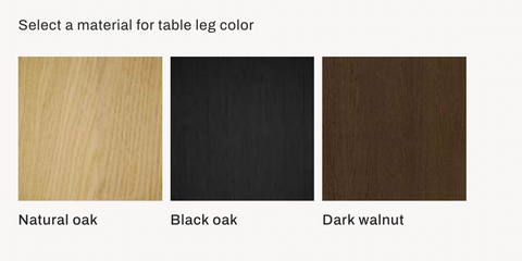 Pillar ovale salontafel