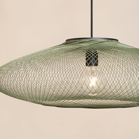 Fiber pattern lamp - groen