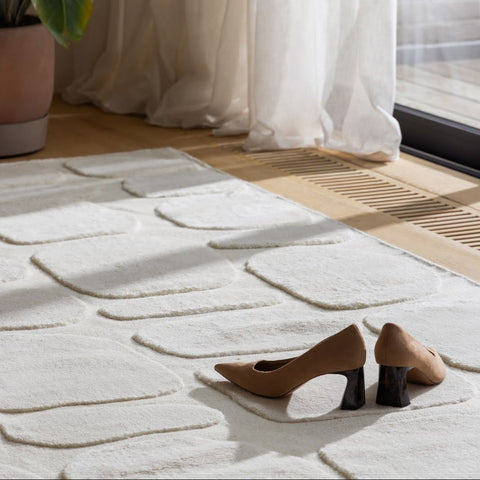 Kilim pile - blocks and stripes