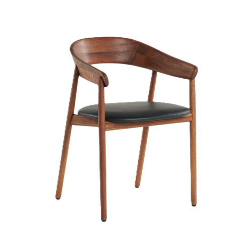 Janu met armsteun - walnoot