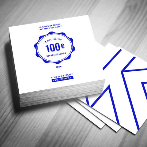 Gift card 100 euro