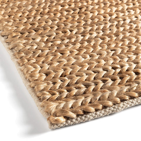 Natural hennep rug