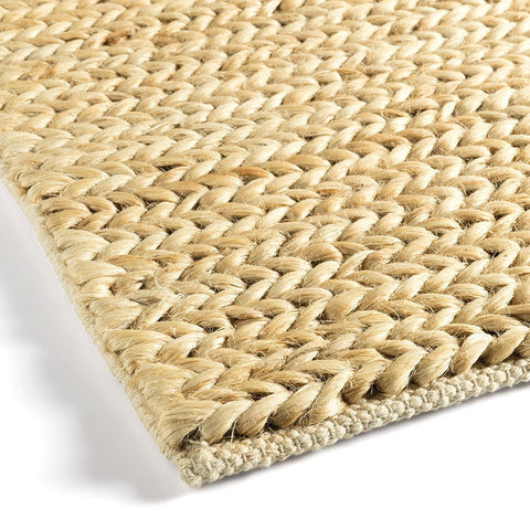 Cream hennep rug