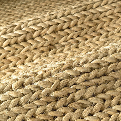 Cream hennep rug
