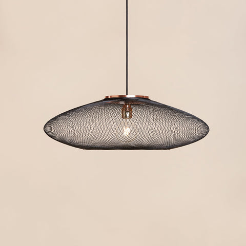 Fiber pattern lamp (charcoal black)