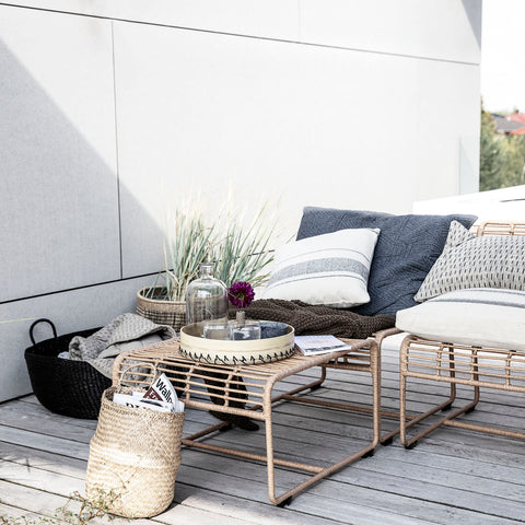 Morocco pillowcase medium - beige