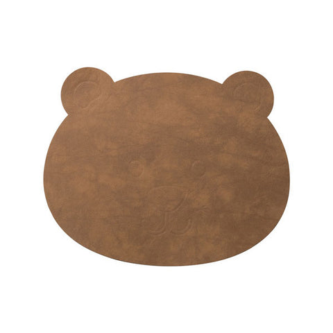 Bear table mat - nature / nupo