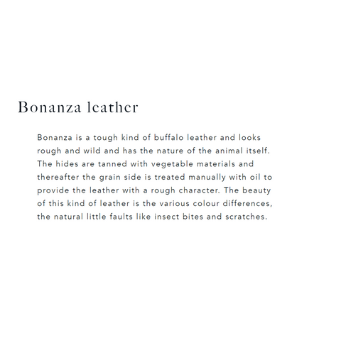 Lounge pouf - bonanza leather
