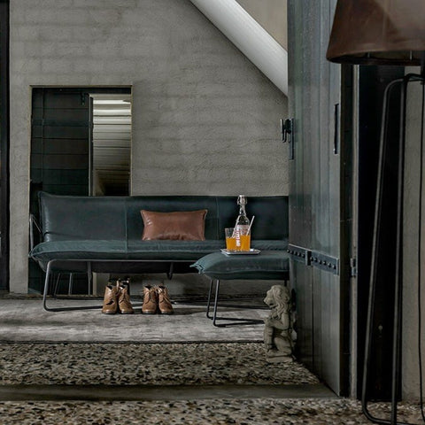 Lounge pouf - luxor leather